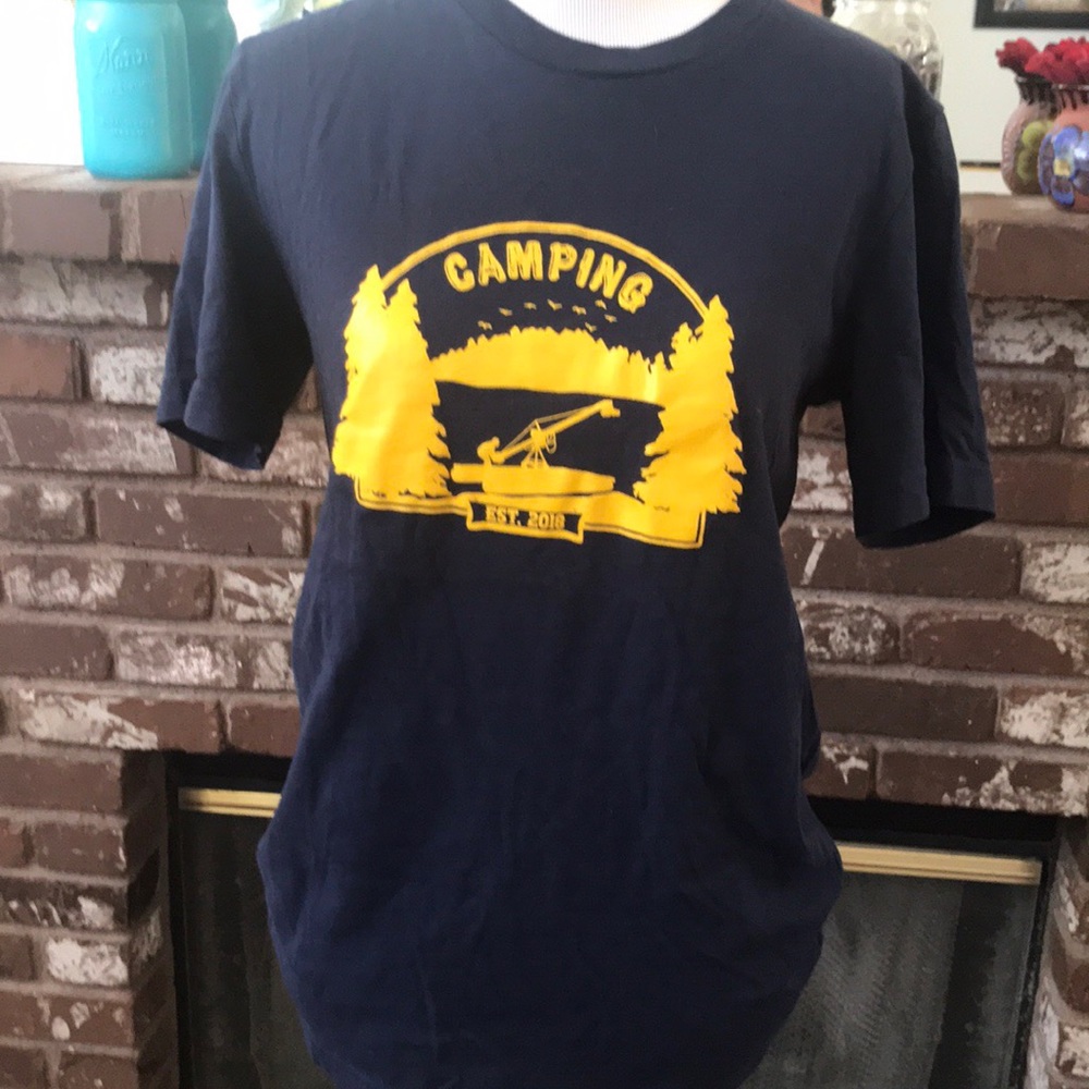 Bella Canvas Camping T-Shirt sz S